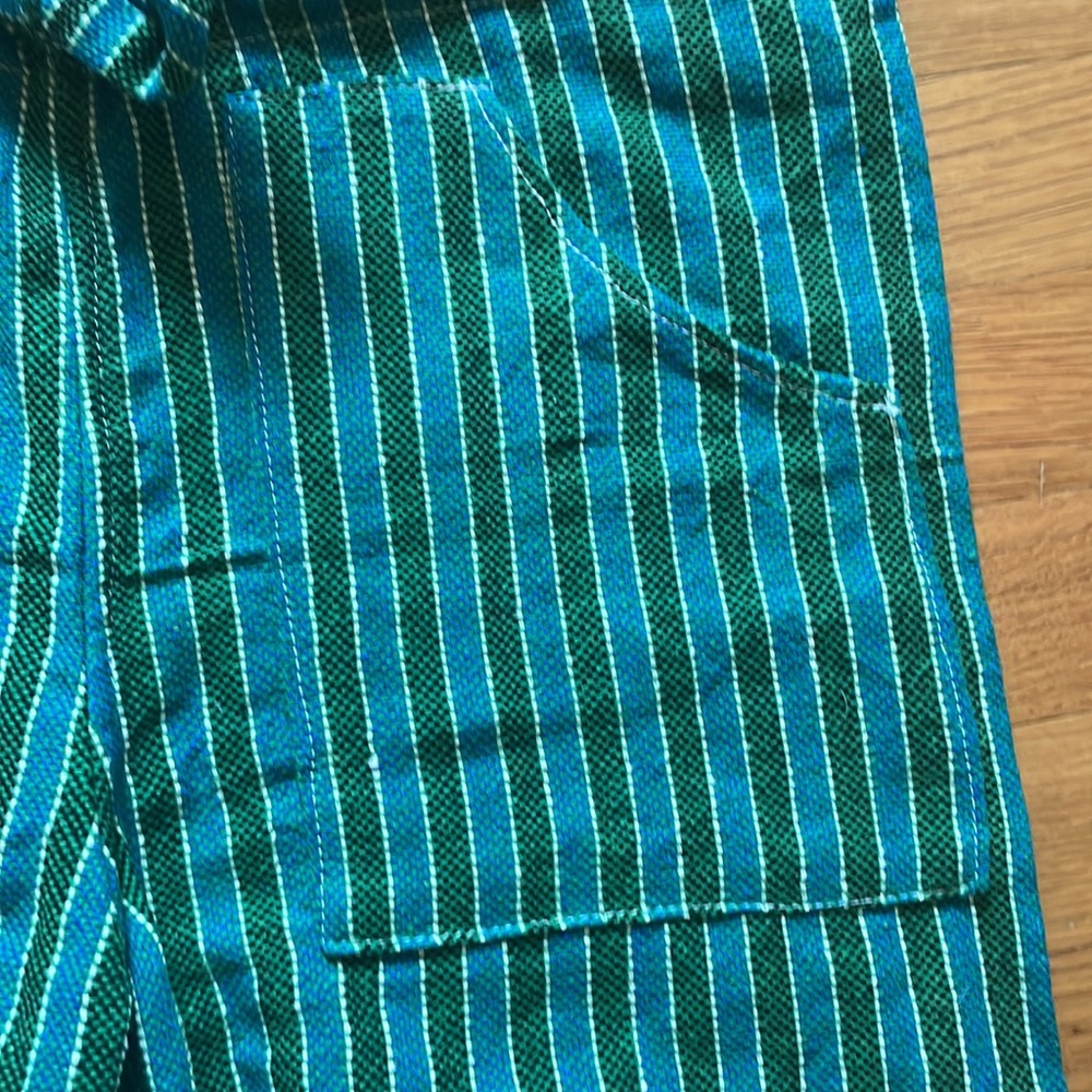 Emerald Striped Women's Joggers - Picture 4 of 12